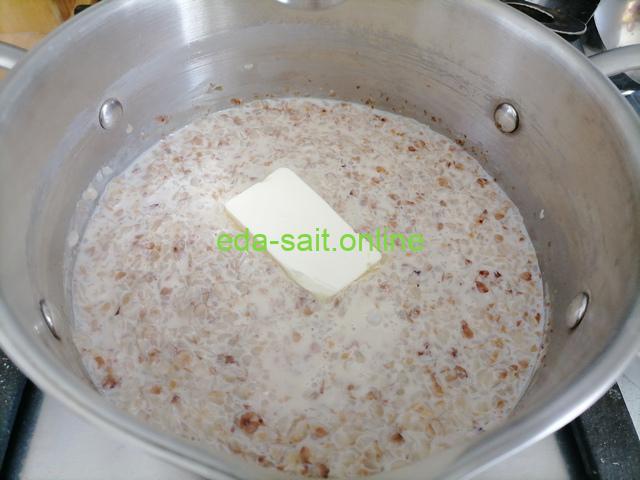 Гречневая каша с молоком на воде как приготовить