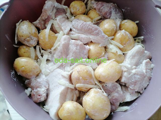 Замариновать свиные ребра как шашлык