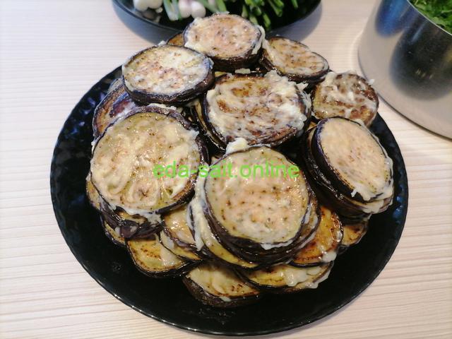 Жареные баклажаны с майонезом и чесноком как приготовить
