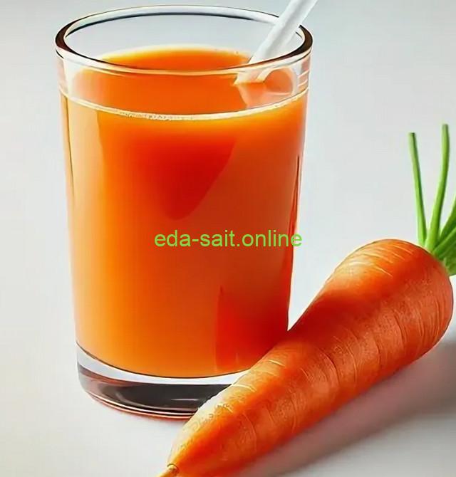 Морковный сок калорийность, витамины, полезные свойства