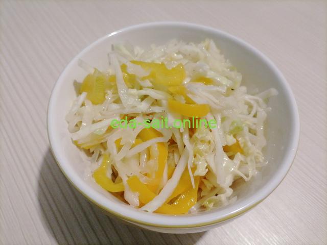 Маринованная капуста с луком и болгарским перцем как приготовить